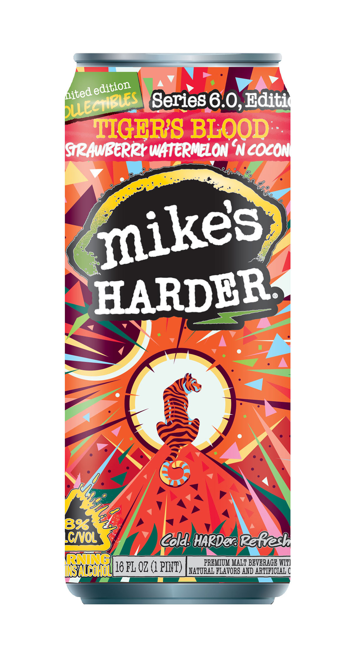 Mike's hard lemonade Mike's Harder Can Design choas pleasant Sun Coconut strawberry strawberries watermelon Fruit alcohol moon Tiger's Blood tiger