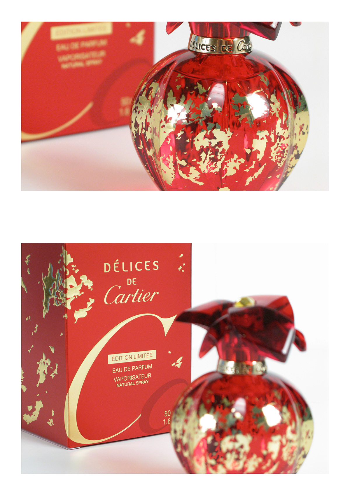 Cartier DELICES DE CARTIER Fragrance bottle flask