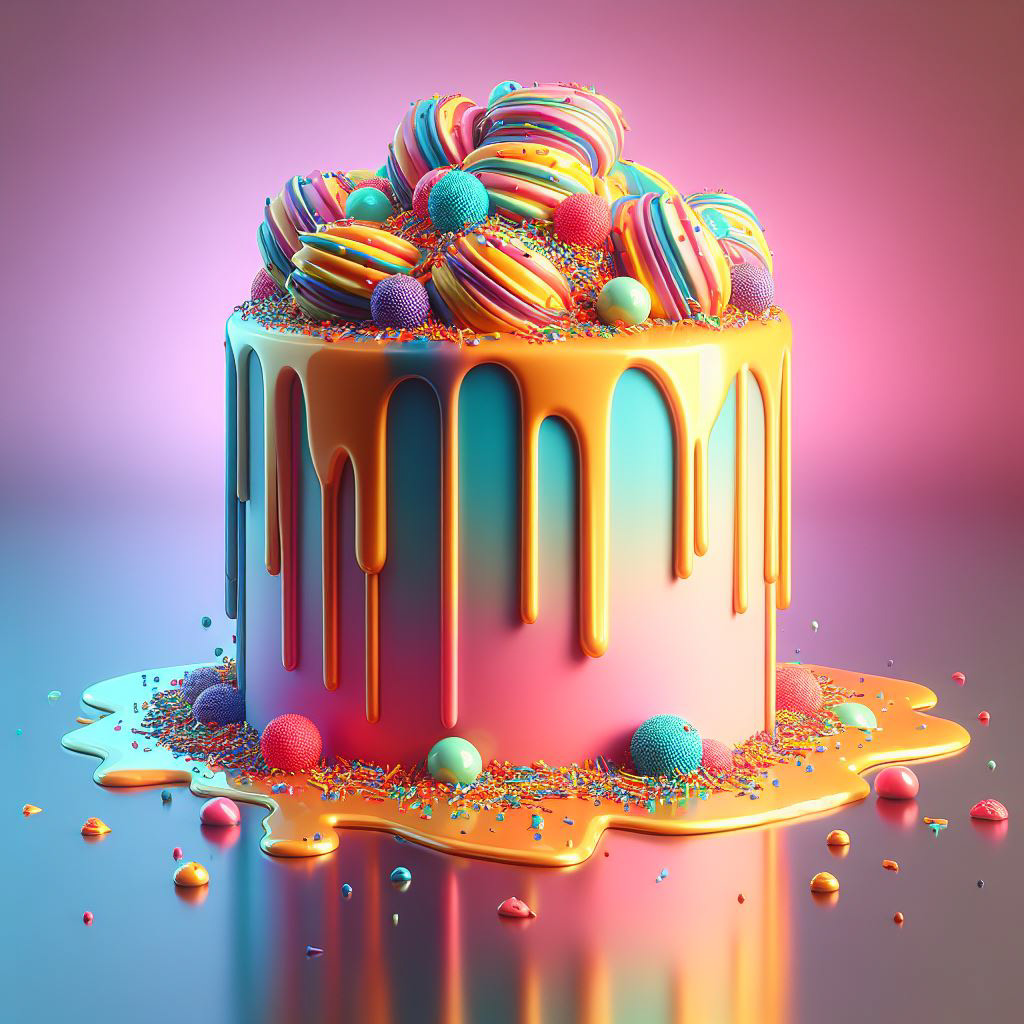 3d cake image 