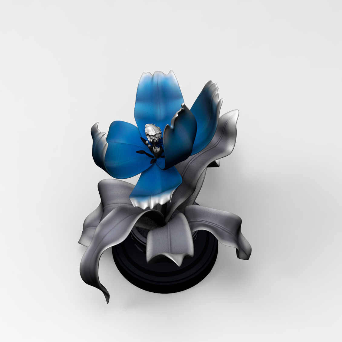 3D 3d art 3d modeling 3d sculpting fairy tale flower girl story Thumbelina Zbrush