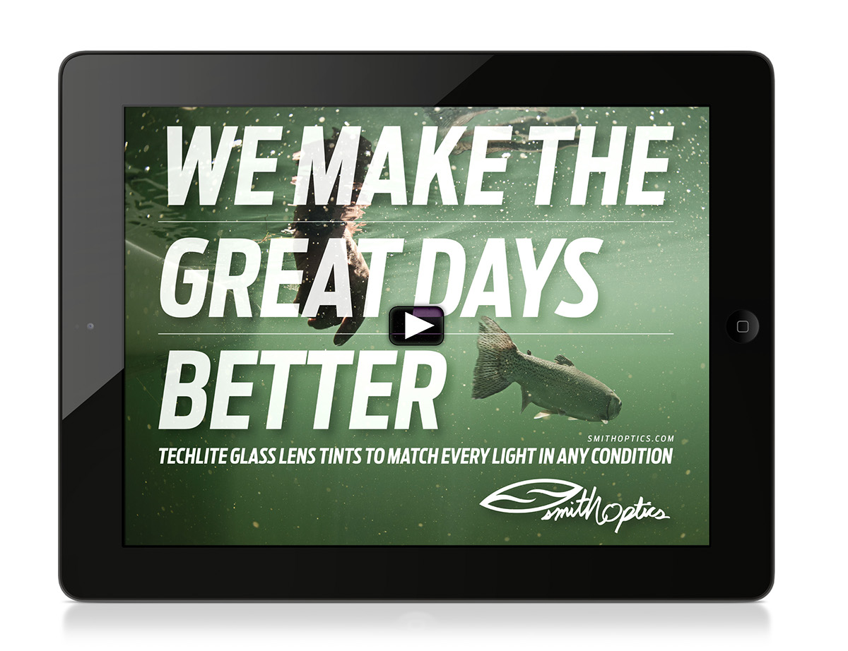 smith smith optics ads print design advertise Travis bartlett Idaho Sun Valley sports snow Ski fish moto