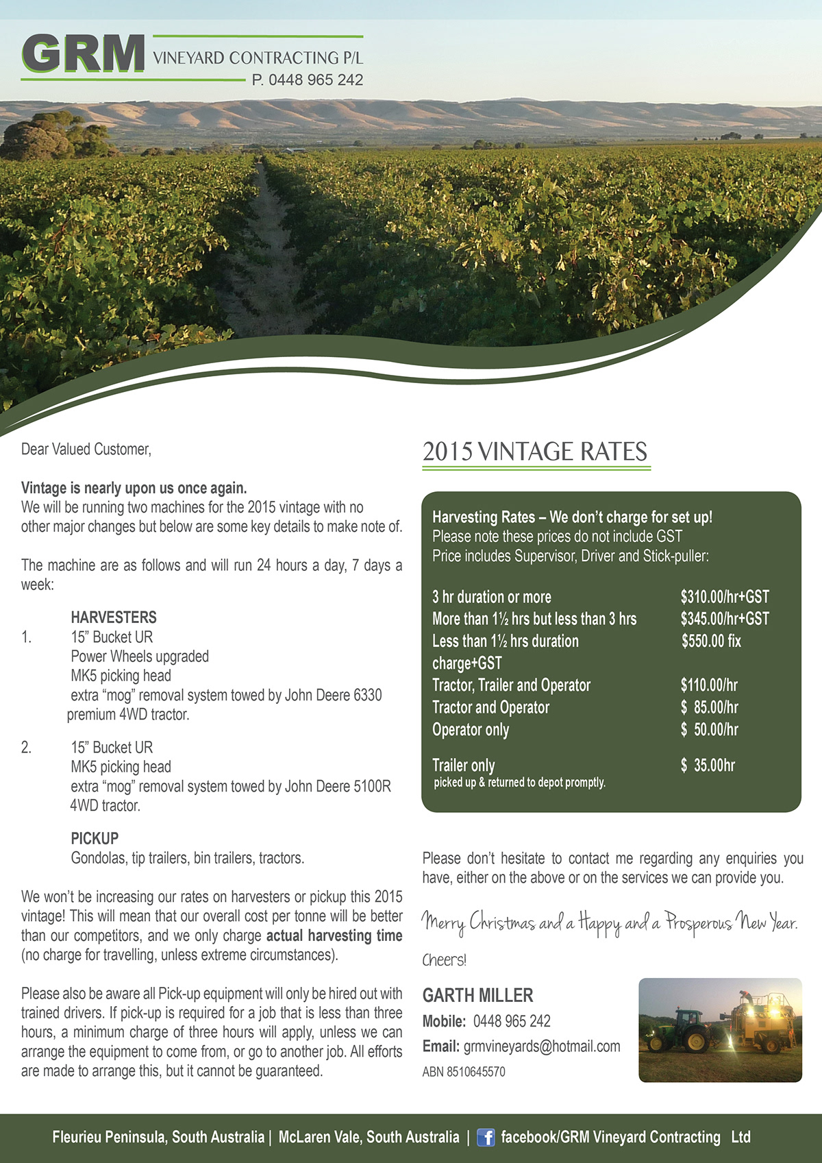 newsletter vineyard Vintage Season winery design Print Media online