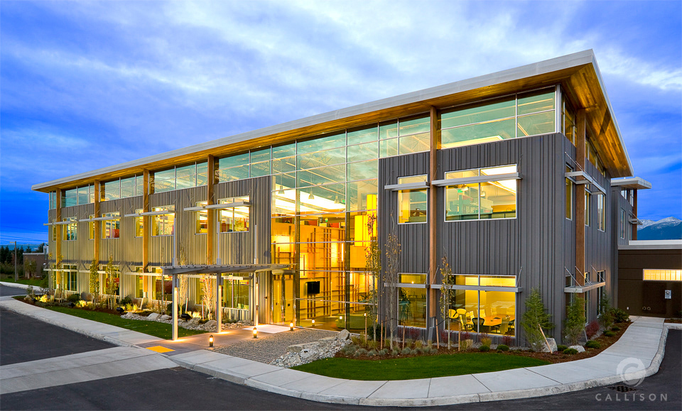 Technical Glass LEED Gold LEED manufacturing glass R&D Office