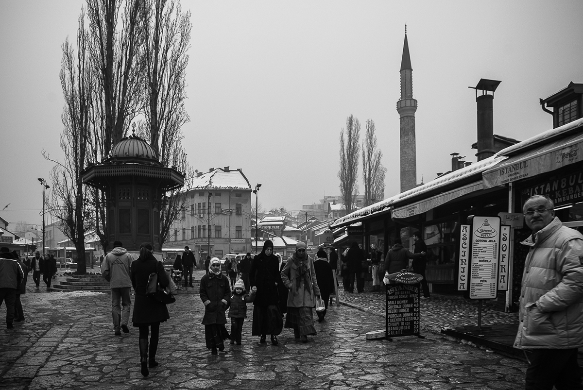 Street Sarajevo bosnia erzegovina est Europe Mostar