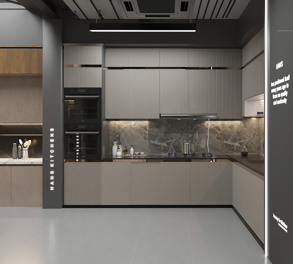 commercial design Retail store shop interior design  hans kitchen design 3ds max modern kitchenappliancesdesign