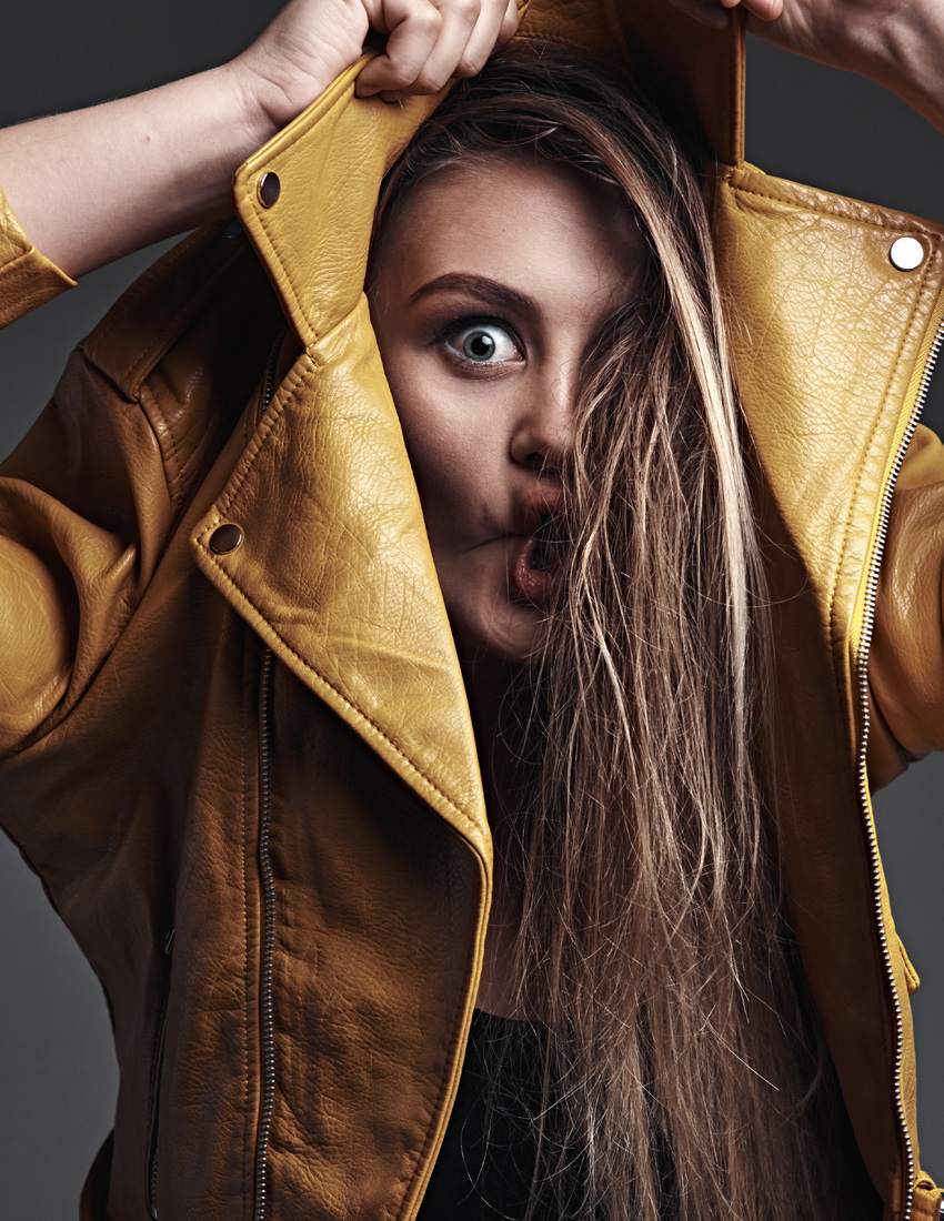 jacket studio model model test yellow