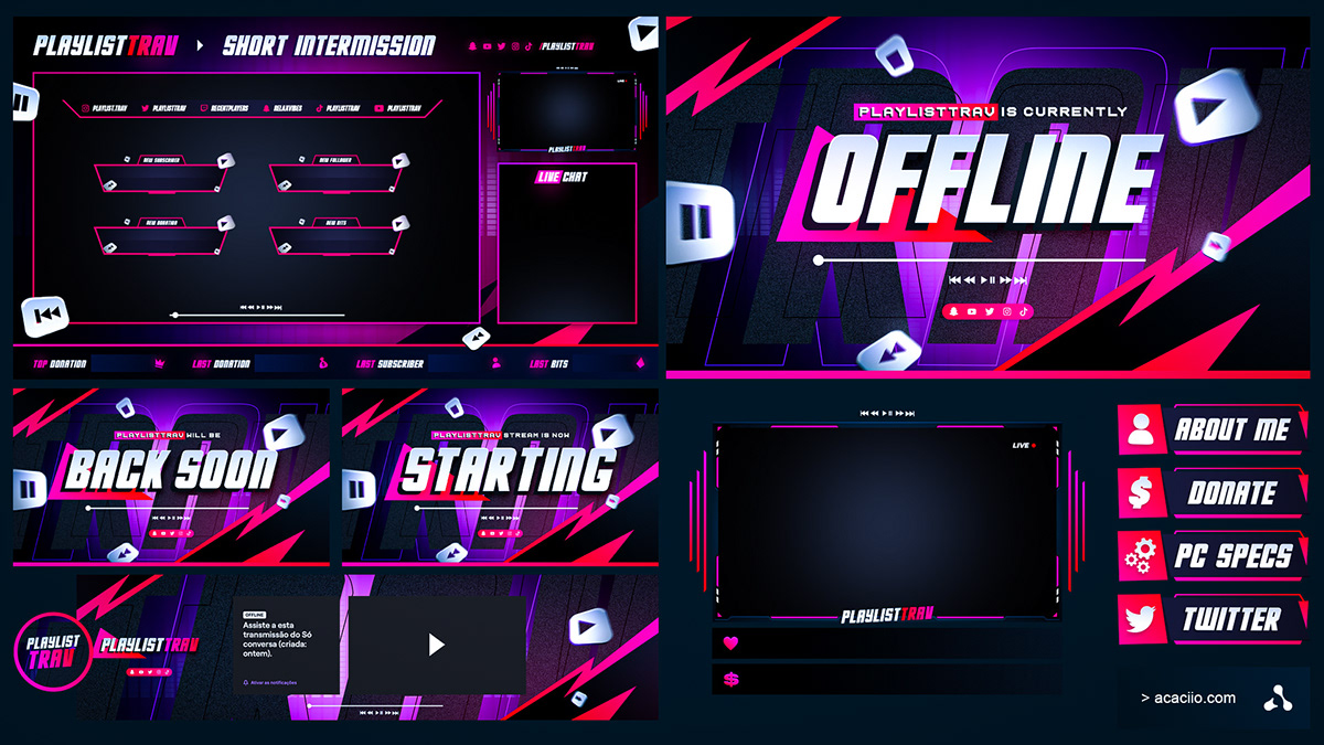 Stream Packages on Behance