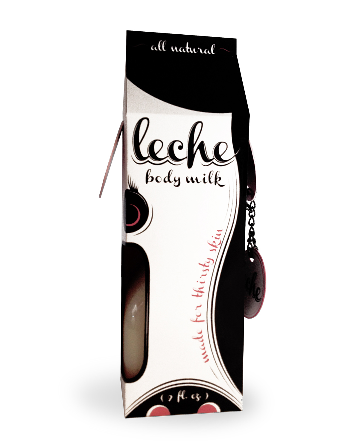 black White pink cow milk leche package Milk Carton body milk