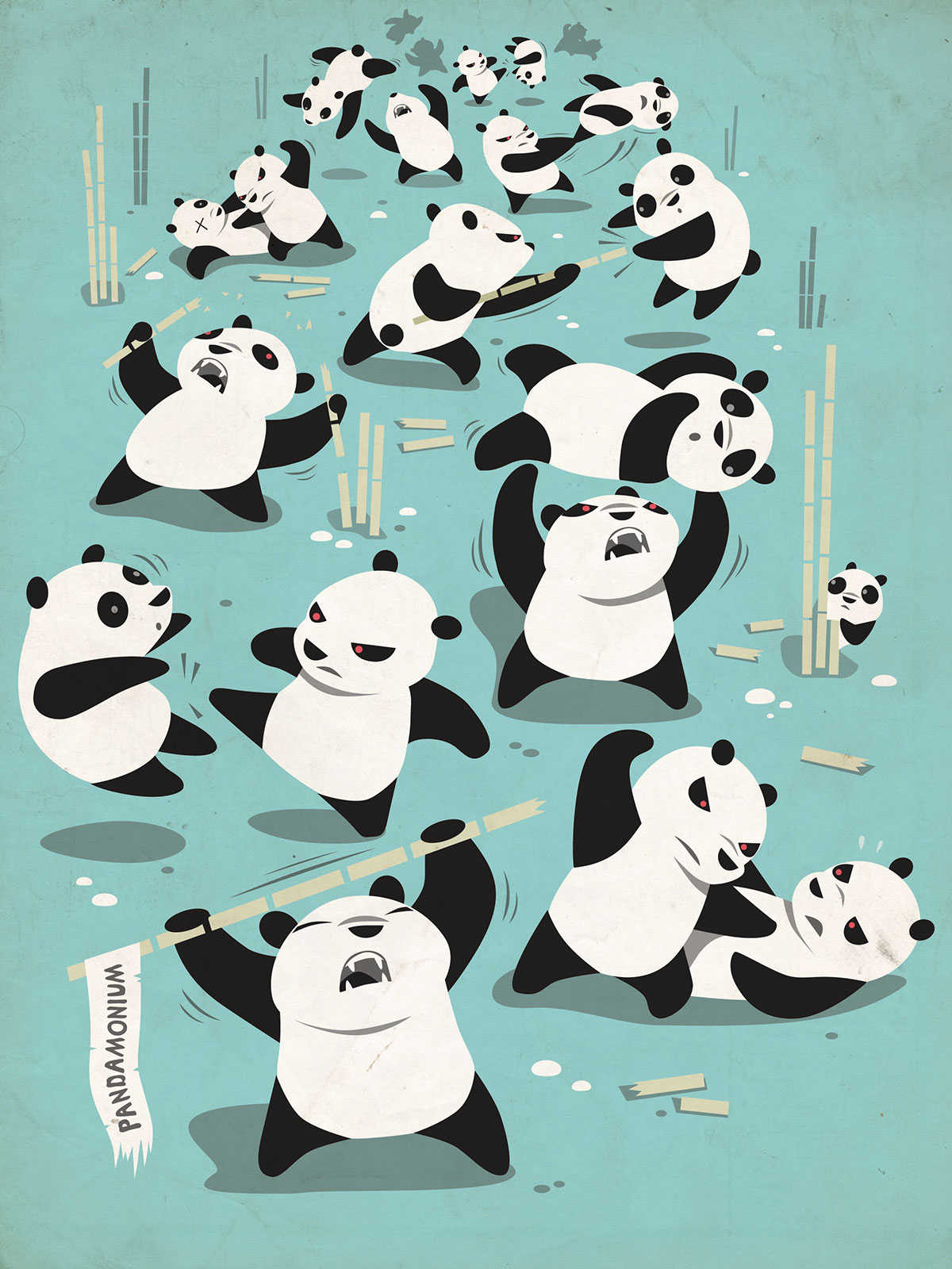 Panda  pandas t-shirt