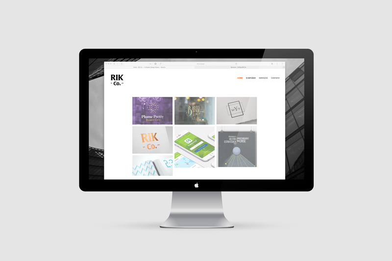 Studio Branding hotstamp selfpromo studio webdesign rik co