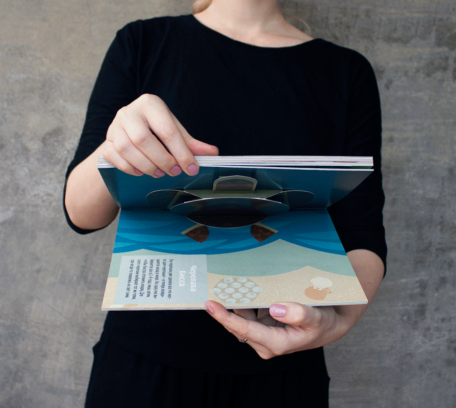 pop-up book book книга-панорама Книжный дизайн детская книга geometric flat