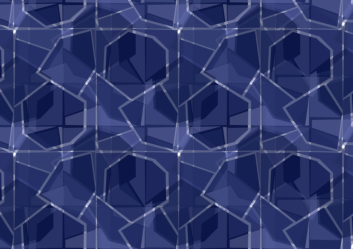 Textiles print pattern stones repeat shape Tessellation