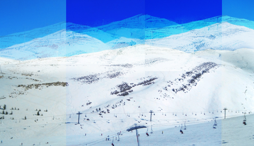 snow SKY mountains cold White blu Ski faraya slopes