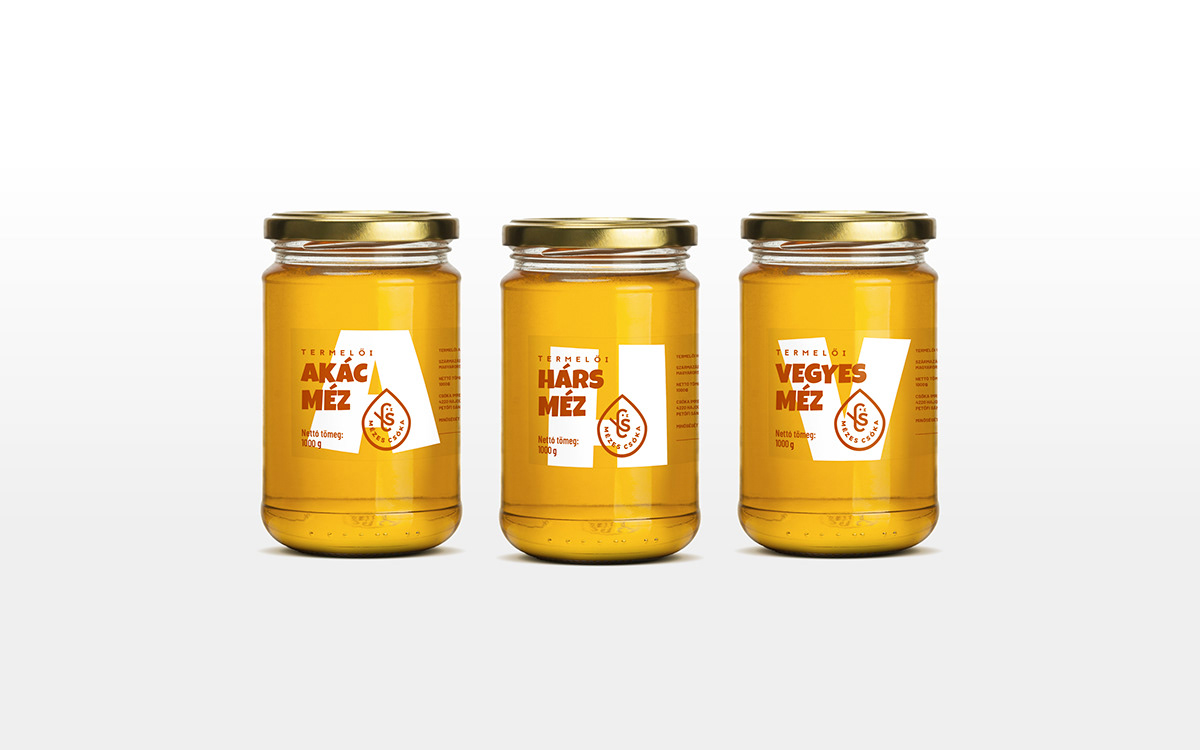 honey logo Packaging hungary Food  homemade bio emblem apiary Health