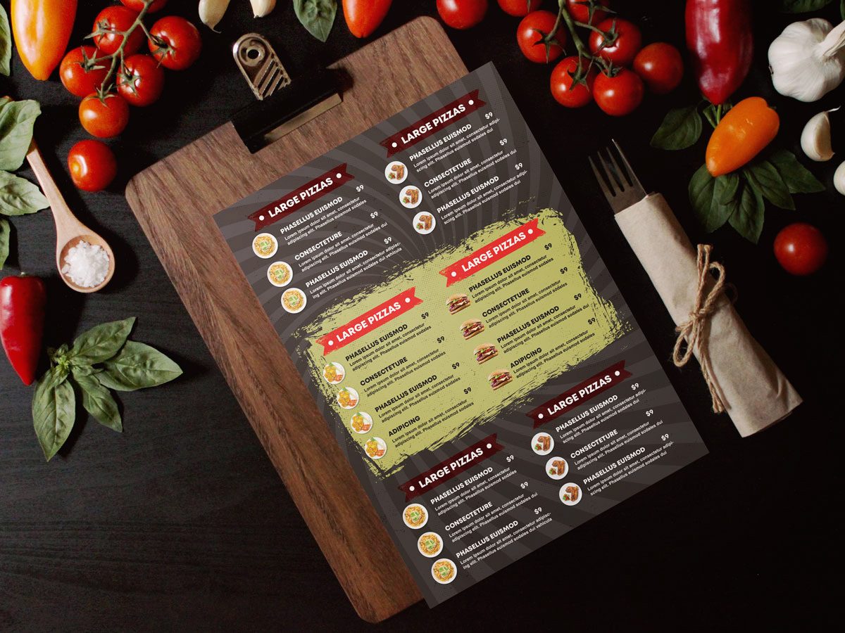food menu food menu template free psd graphic design menu design menu templ...