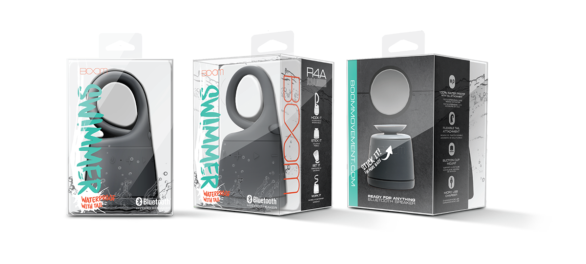 Boom Movement CES14 InnovationsAward packagingdesign graphicdesign bluetooth personal audio Hydro Speaker