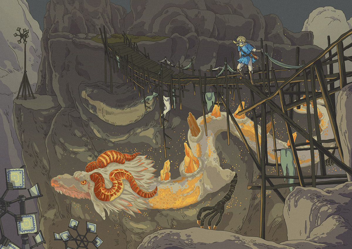 zelda dragon game kimetsu no yaiba Nintendo animation 