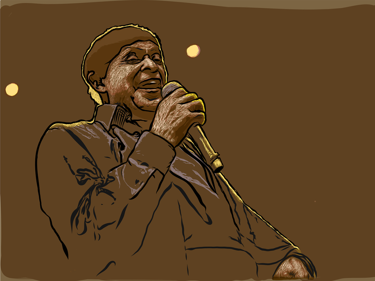 adobedraw black history month jazz vectorart rest in peace RIP MakeItonMobile portrait