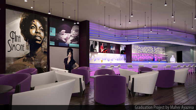 graduation project center multi function colored Multimedia  renovation