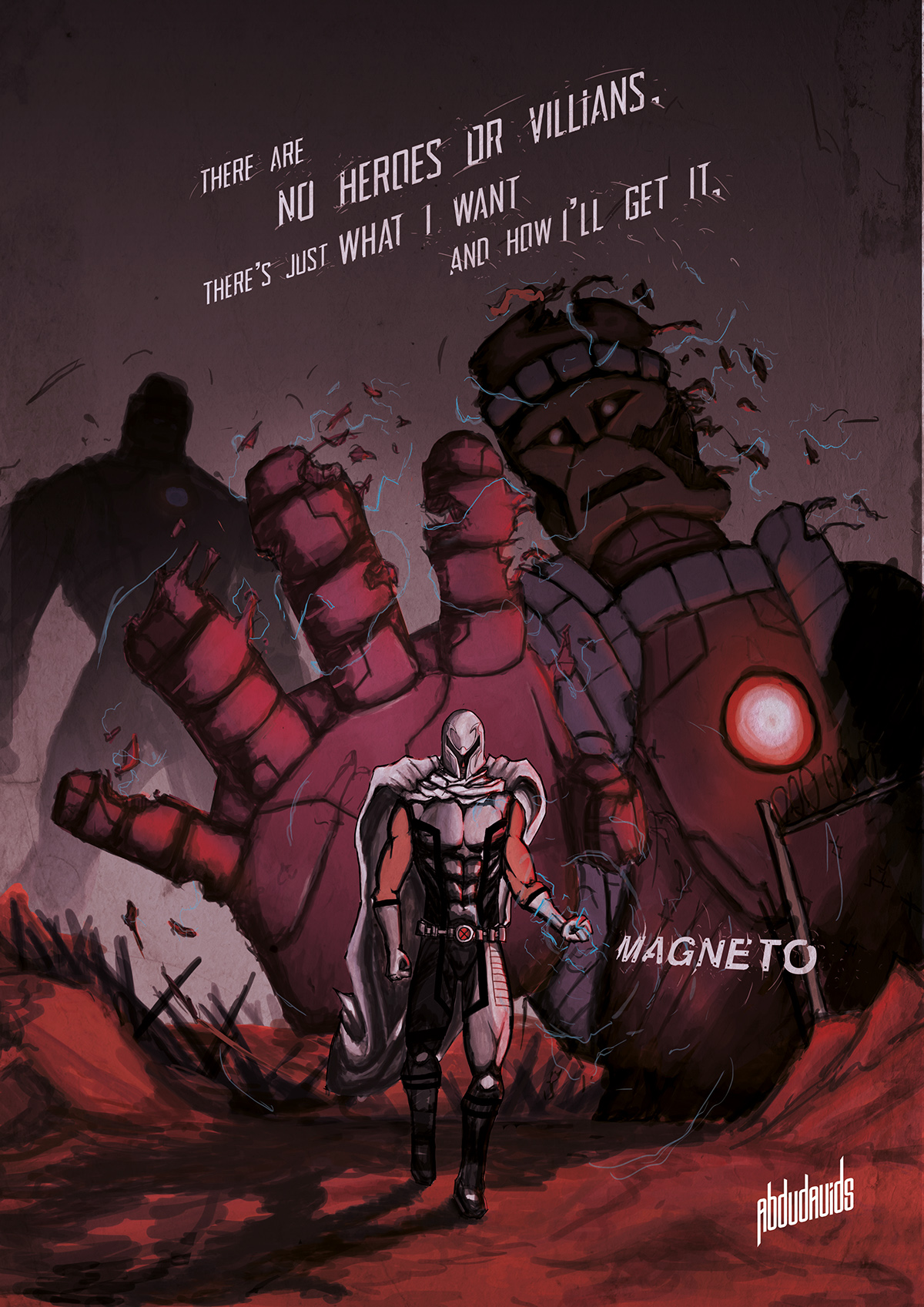x-men wolverine cyclops magneto colossus Superheros heros villains type Quotes poster