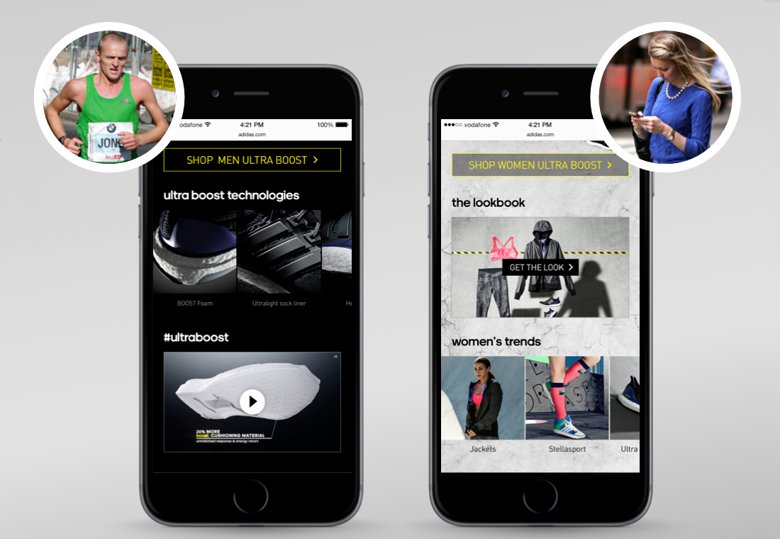 Adobe Portfolio adidas Website pitch mobile design visual ux UI interaction gesture Experience digital running shoes football