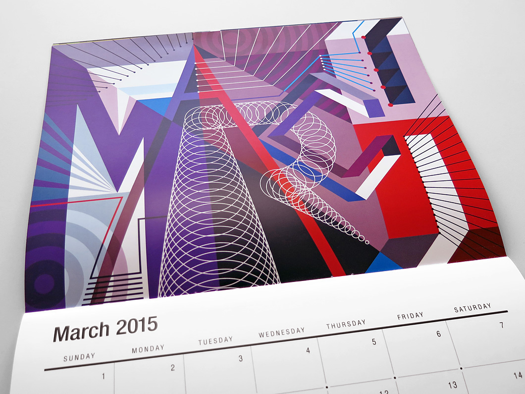 mwmgraphics mwm graphics mattwmoore matt w moore vectorfunk calendar letterformations