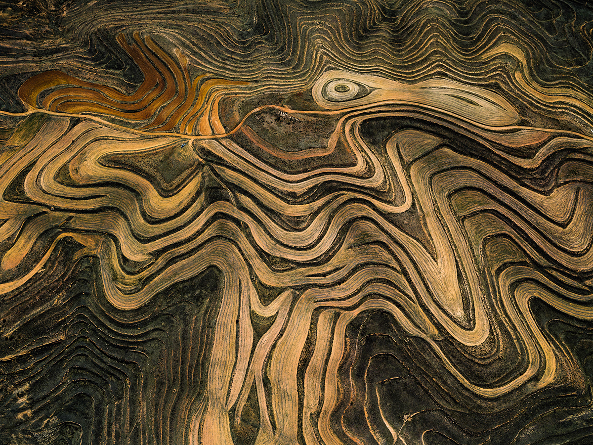 spain farmland Aerial Photography  abstract Landscape agriculture crops Aerial Photography anthropocene