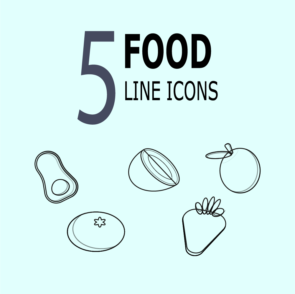 design Graphic Designer Logo Design Food  icons icon design  ILLUSTRATION  adobe illustrator