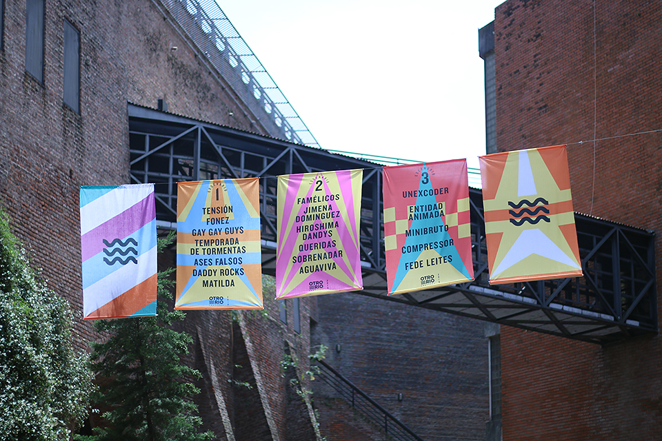 festival music indie fest poster Music Festival flag