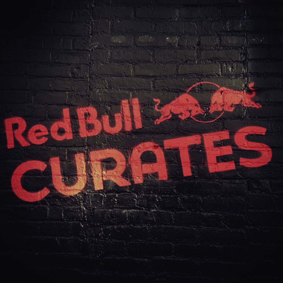 Red Bull Curates canvas cooler #canvascooler stencil on-field