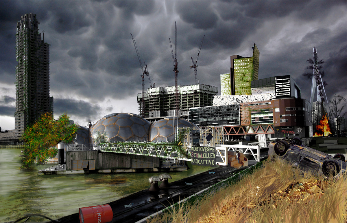 Rotterdam apocalipse art nuclear zombie