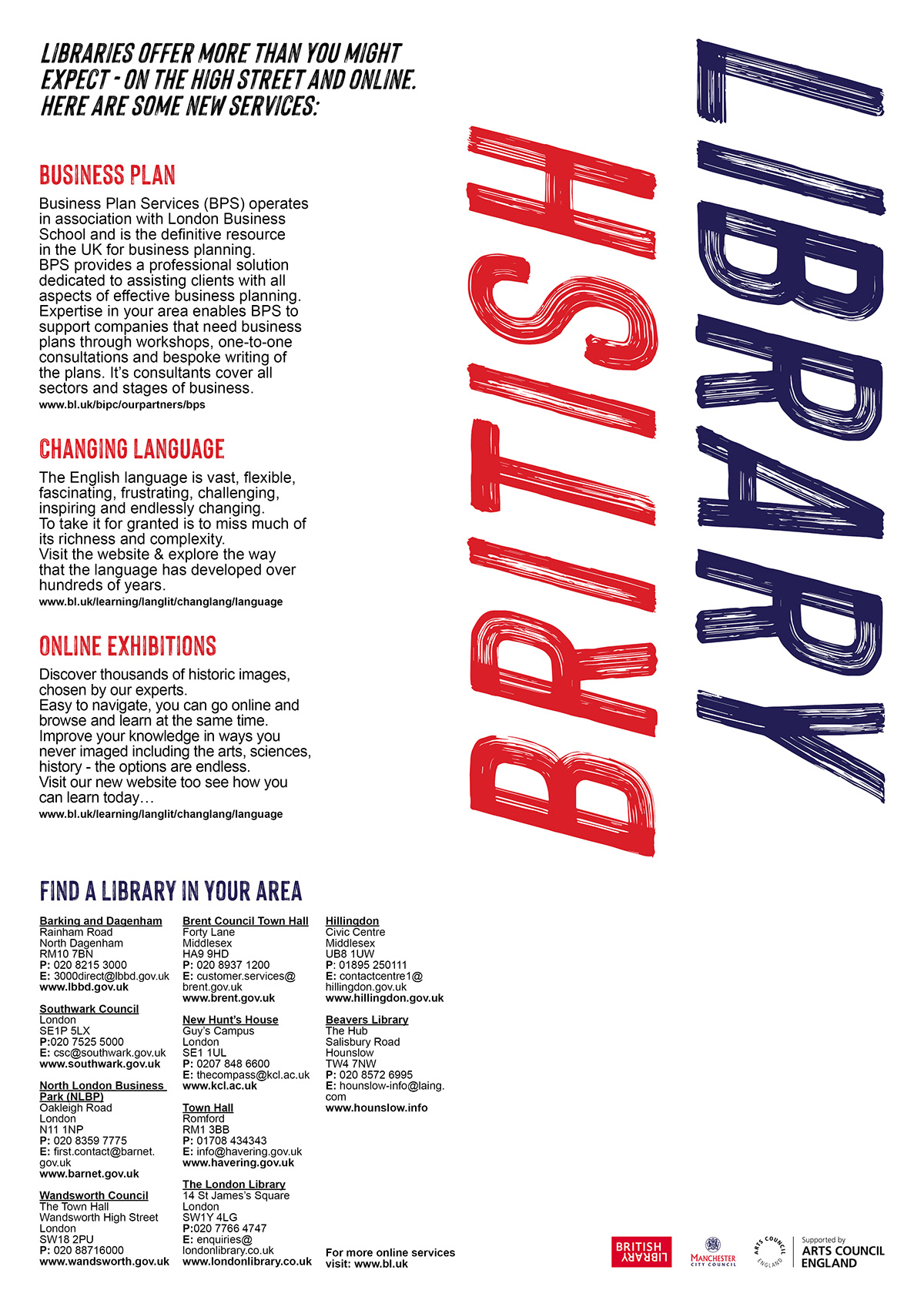 a3 Advertising  assignment British Library exercise graphic design  mattsterclass poster print typography  