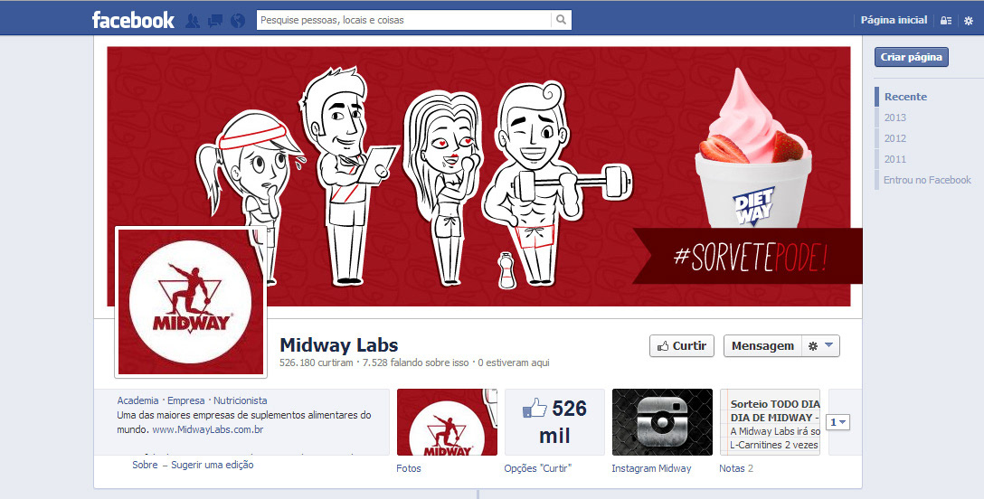  ilustração campanha Socialmedia midwaylabs frozen icecream