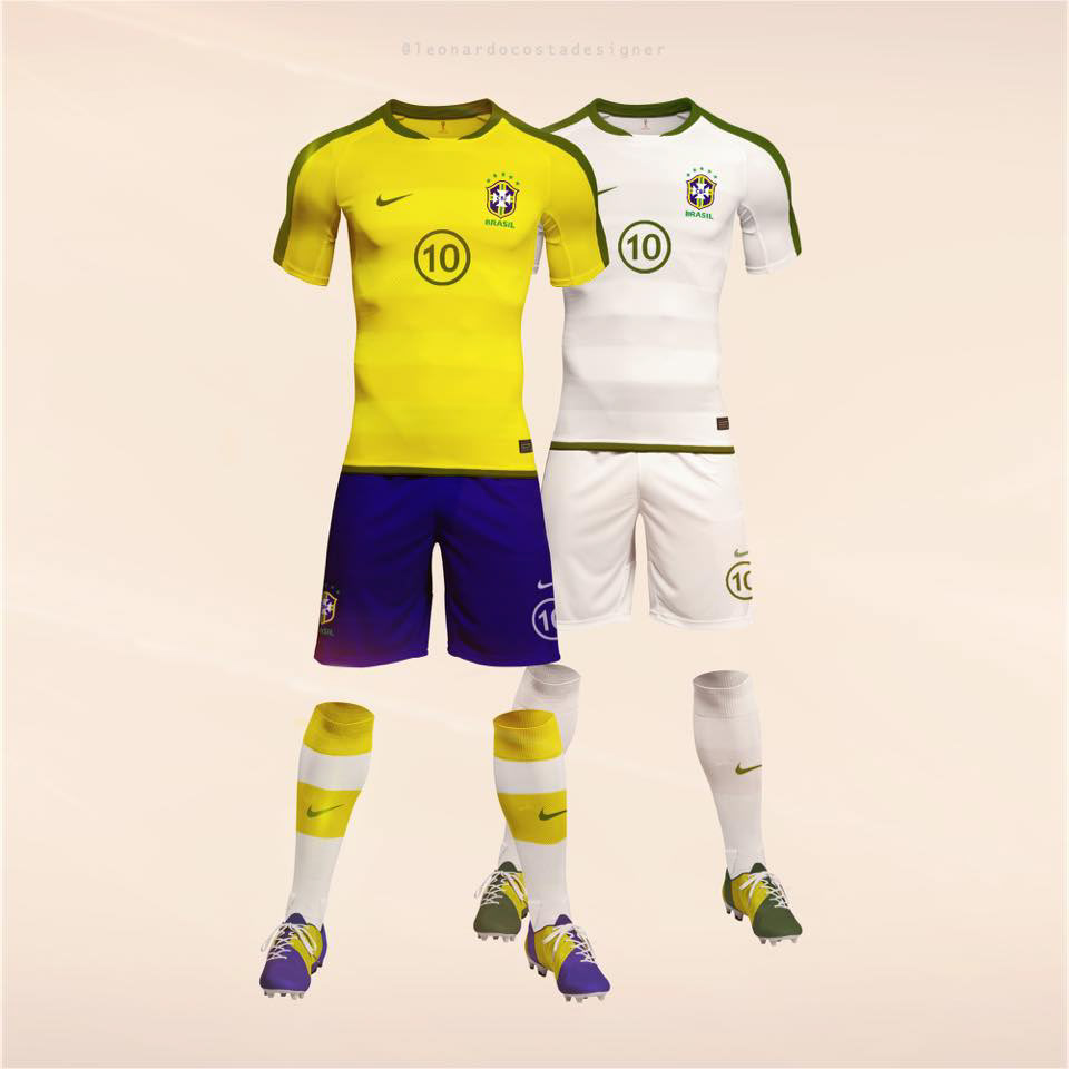 design gráfico seleção brasileira copa do mundo uniforme camisa photoshop designer Brasil