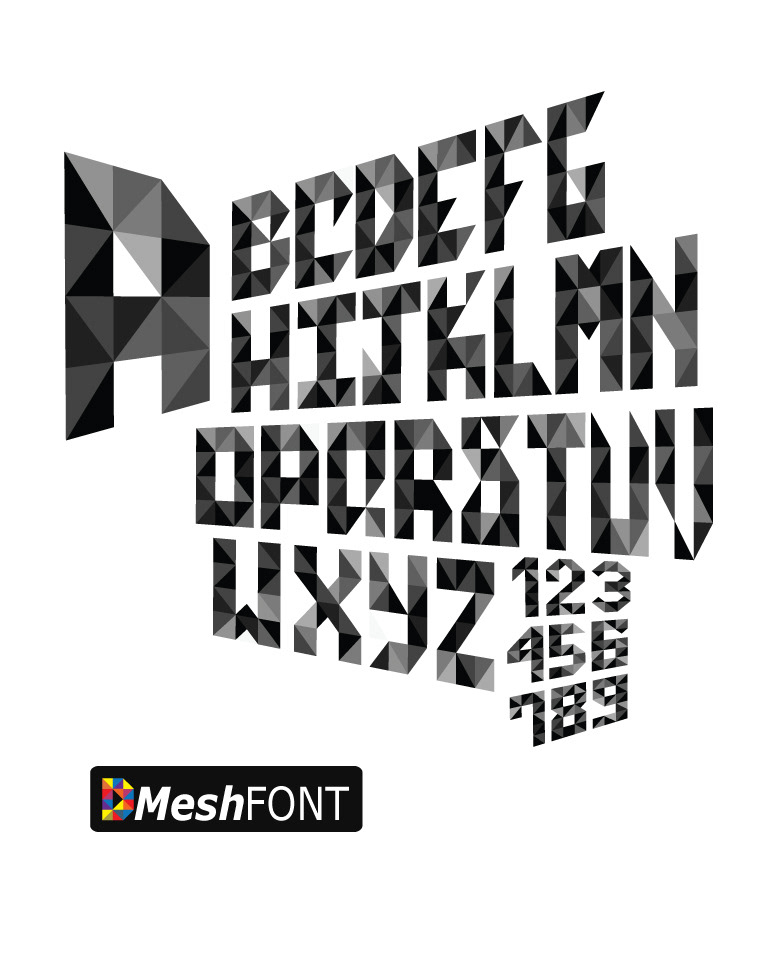 type font dmesh app