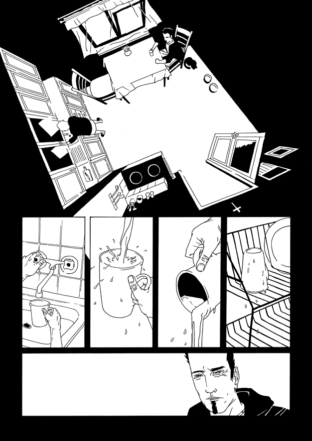 comicbook comics ILLUSTRATION  graphic graphic design  Drawing  short story comic page