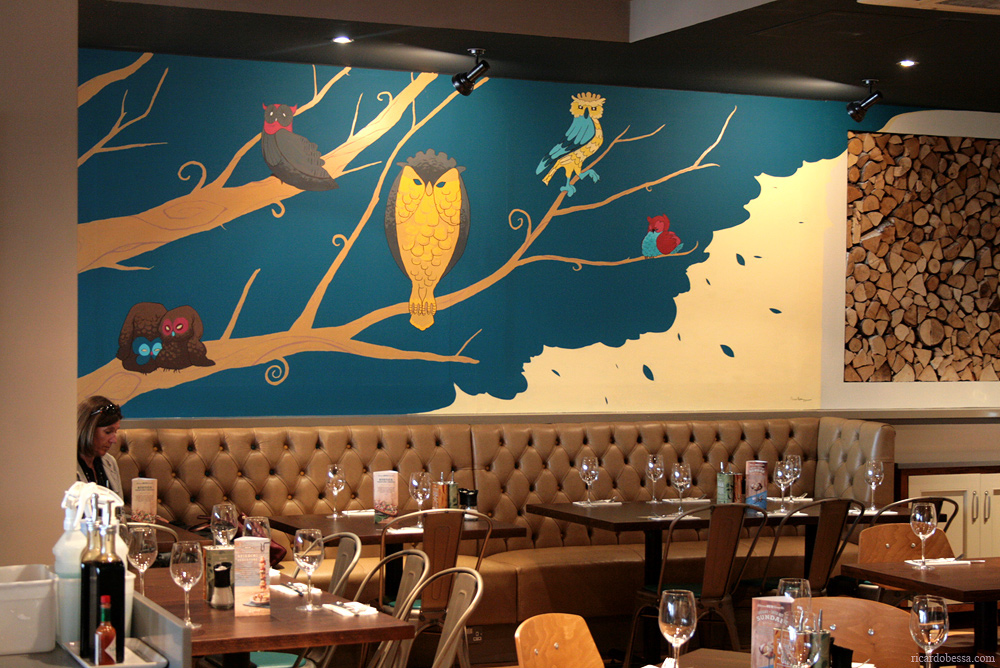 Zizzi restaurant Mural
