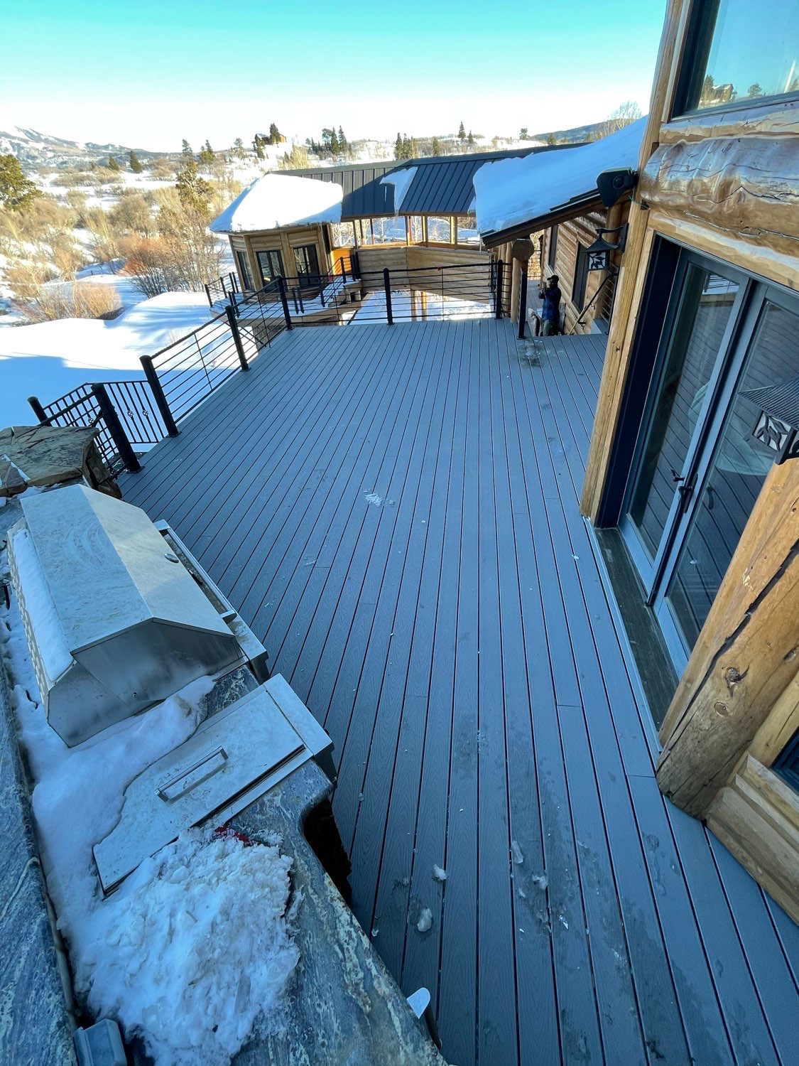 deck Deck Repair deck restoration Log Home log home finishing pagosa springs trex