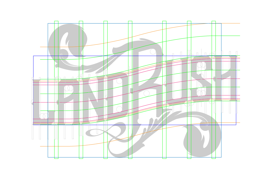 type  land  logo  Illustration red mountains flourish refuel design type illustration