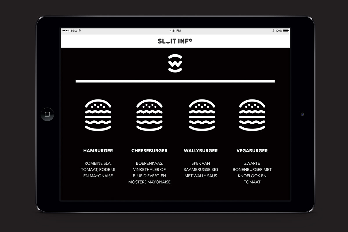 black & white design Dutch design HORECA restaurant typography   visual identity