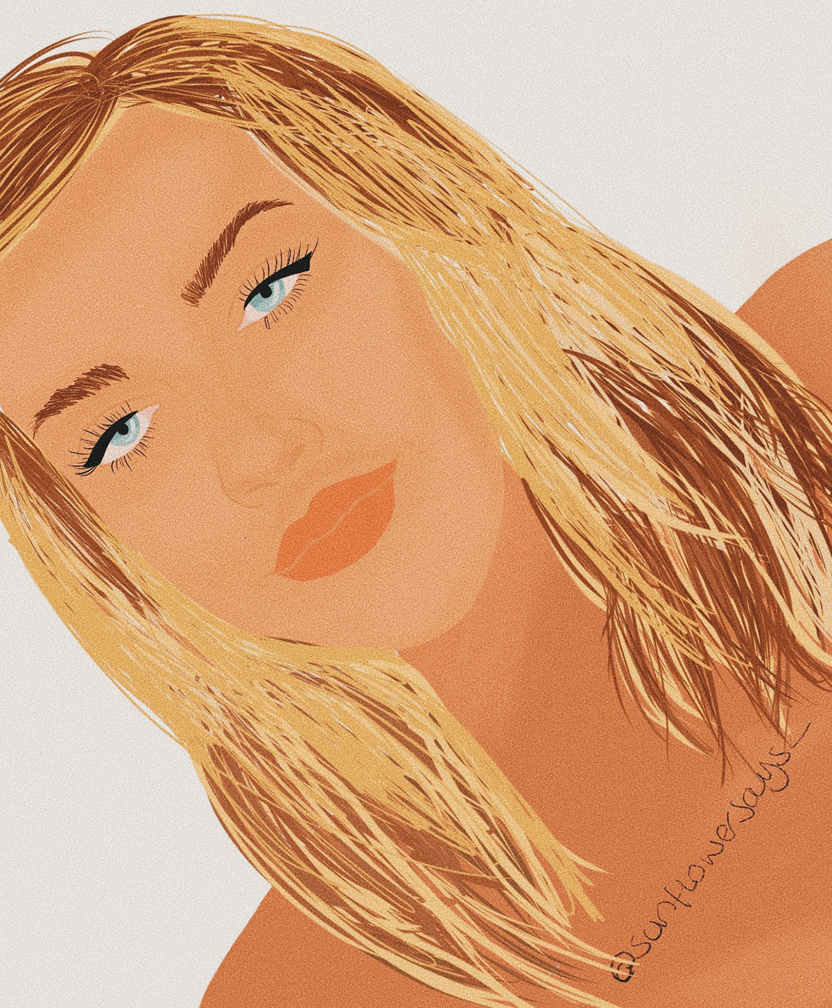 MorganAdams Create art blonde YouTubers blueeyes Illustrator graphicdesign