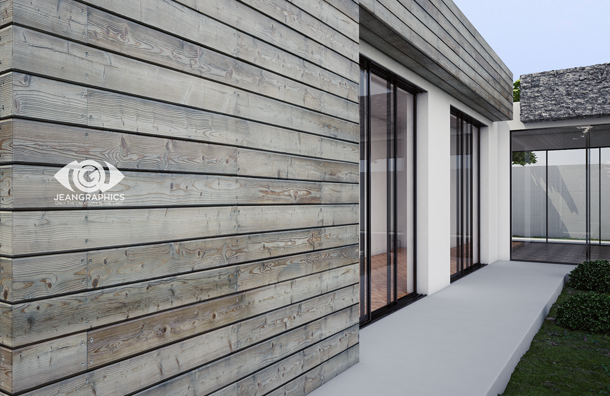 arquitectura architec exterior diseño casa 3D vray photoshop cinema4d