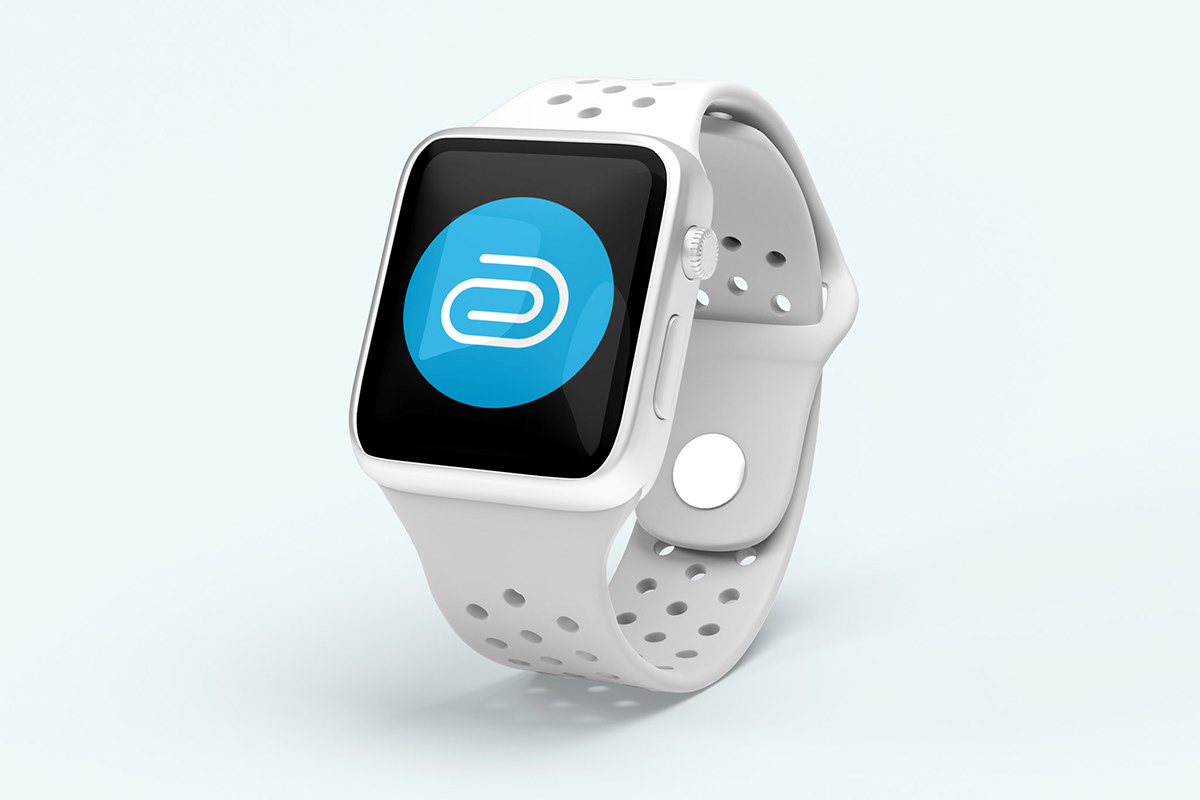 app icon application branding  Document Management iwatch letter A paper clip paperclip paperclip logo software