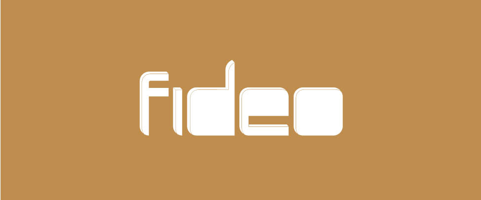 Surf brand fideo logo identity