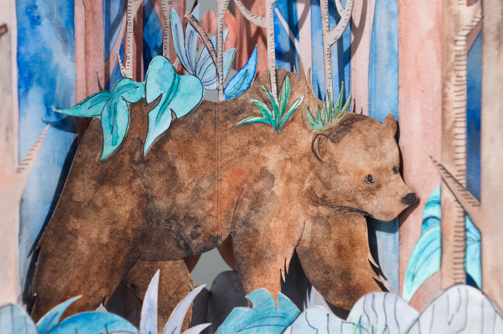 artist book bear animals Nature design foundations martie holmer