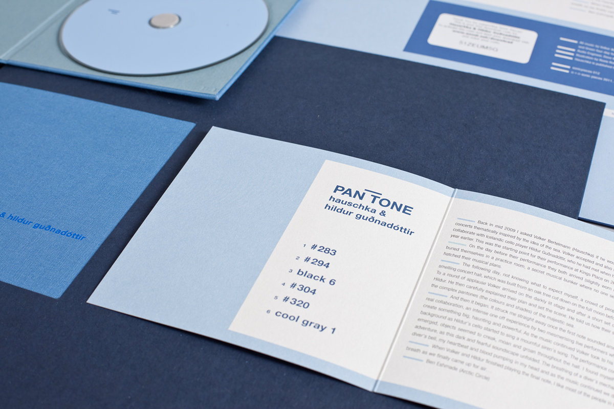 sonic pieces fabric embossing vinyl cd blue pantone