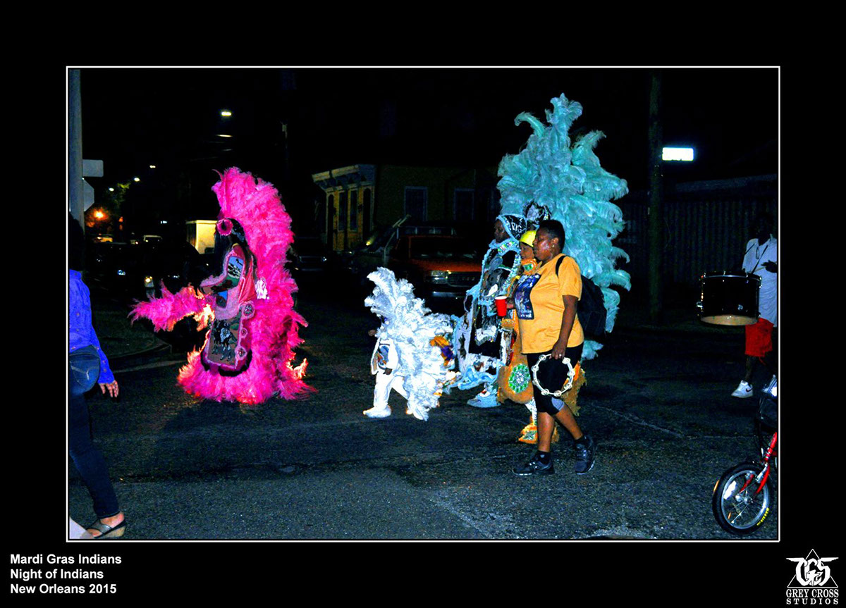 grey cross grey cross studios grey cross studio indians Mardi Gras Indians tradition