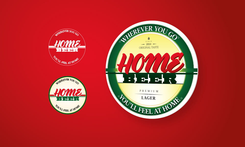 coaster Label beer beers home