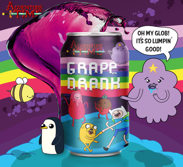 Adventure Time Lumpy Space Princess Jake Finn BMO grape drank Roy Mayberry Mothzilla