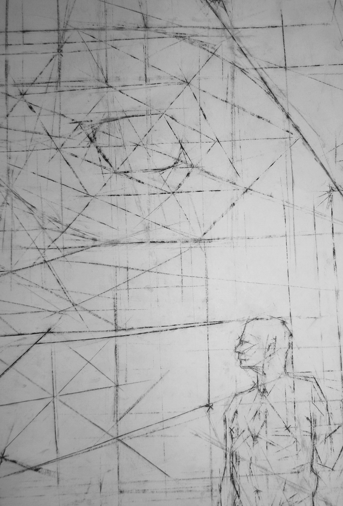 Figure Drawing line architectural